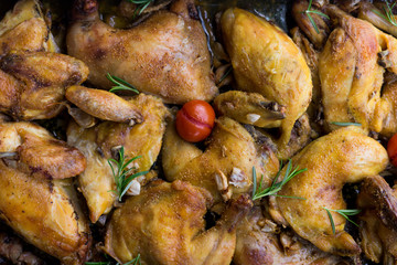baked chicken legs with tomato