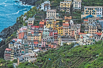 Fototapeta premium Cinque Terra fishing village of Manarola in Italy