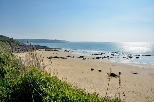 Une des plages de Lannion en Bretagne