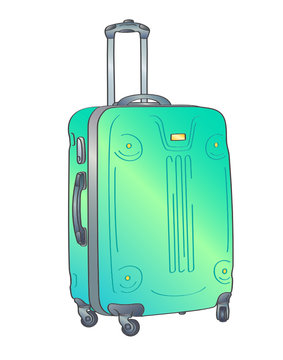 Suitcase. Trolley case