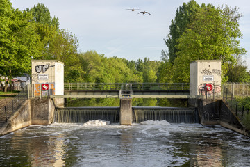 Wasserwehr in Eschersheim einem Stadtteil in Frankfurt am Main