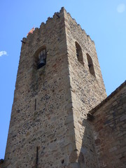 Santa Pau, pueblo de Gerona, ubicado en la comarca de La Garrocha, Cataluña (España)