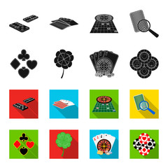 Excitement, casino, game and other web icon in black,flet style. Cheating, entertainment, recreation, icons in set collection. © pandavector