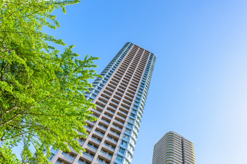 高層マンション High-rise condominium in Tokyo