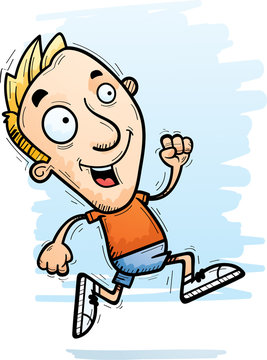 Cartoon Man Running