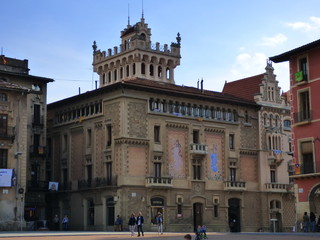 Obraz premium Vic , ciudad capital de la comarca de Osona, situado en la provincia de Barcelona (Cataluña, España)