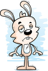Sad Cartoon Male Rabbit