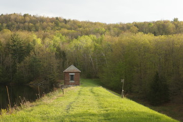 Abandoned Dam House