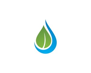 water drop Logo Template