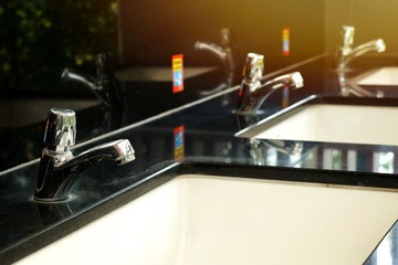 Faucets and modern sinks