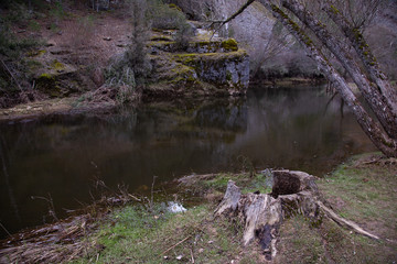 Canyon of Rio Lobos in Soria Spain