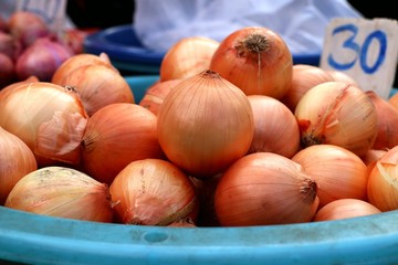 Onion at the market
