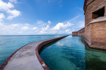 Bend in the Boardwalk of Dry Tortugas