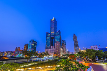 Obraz premium 高雄85ビルの夜景