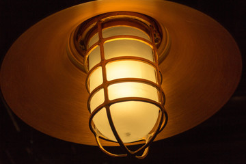 Fototapeta na wymiar Copper Lamp
