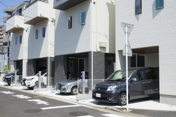 住宅街・イメージ・3階建て狭小住宅
