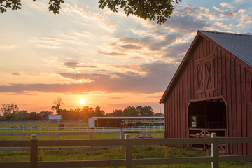 Barn Sunset © Amy