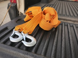 Car Rope Emergency equipment is used when the vehicle is broken or can not move. Used for towing