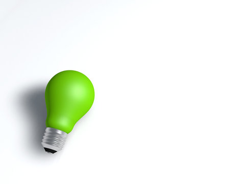 green LED lamp