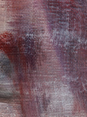 Abstract art background. Oil on linen. Brown and dark colors. Soft brushstrokes of paint.