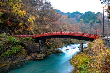Fototapeta premium Shinkyo Bridge, Nikko, Japan
