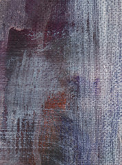 Obraz premium Abstract art background. Oil on linen. Brown and dark colors. Soft brushstrokes of paint.