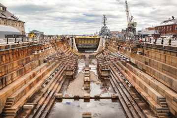 Charlestown Navy Yard Dry Dock 1