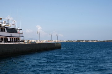 Tour en goélette au large du port de Kos (Dodécanèse-Grèce)
