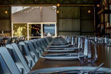Country Style Dinning Setting at a Winery