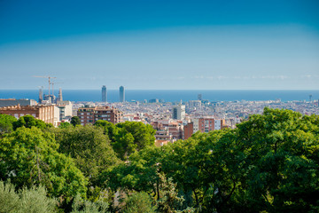 Fototapeta na wymiar view of Barcelona. Catalonia, Spain 