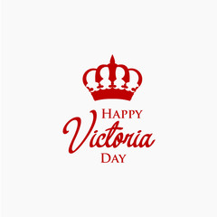 Happy Victoria Day Vector Template Design Illustration