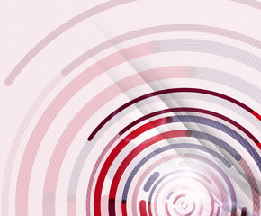 Circular lines, circles, geometric abstract background