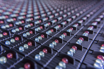 Obraz premium Outdoor modular LED panels on the stage