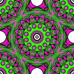 Multicolor geometric fantasy seamless vector illustration. For fashion Design Templates, Wallpaper