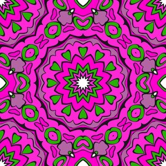 Decorative wallpaper for interior design. Modern geometric ornament. Seamless vector illustration