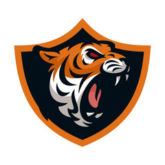 Tiger vector icon logo mascot illustration
