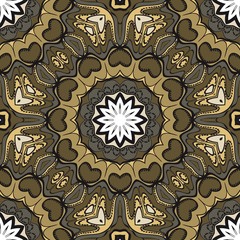 Multicolor geometric fantasy seamless vector illustration. For fashion Design Templates, Wallpaper