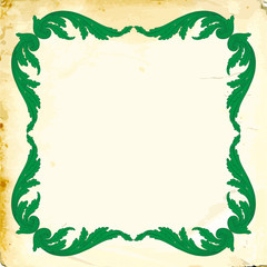 Vector baroque of vintage elements for design. 