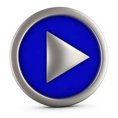 Blue play button