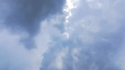 Obraz premium rain cloudy sky