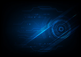 Futuristic Light Blue Technology Template Background