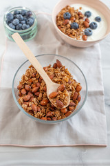 Joghurt mit Müsli 
