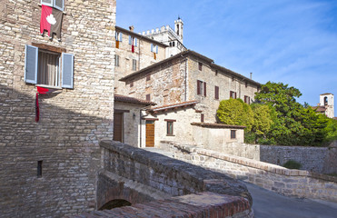 The art and tradition of the minor countries of Umbria region