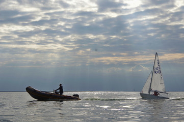 the captain is always ahead