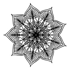 Mandalas for coloring  book. Decorative round ornaments. Unusual flower shape. Oriental vector, Anti-stress therapy patterns. Weave design elements. Yoga logos Vector.