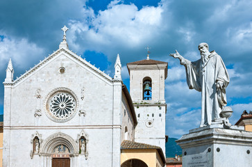 The art and tradition of the minor countries of Umbria region