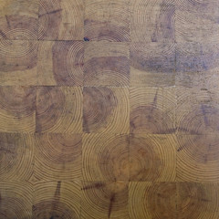 square pattern wood background