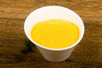 Raw polenta