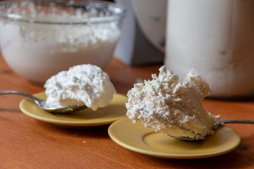 sour cream from goat's milk