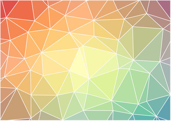 Polygon colorful background Abstract vector